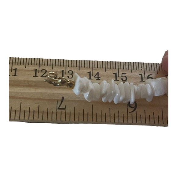 Vintage Natural White Puka Shell Hawaiian Surfer Style Bracelet - Picture 3 of 3